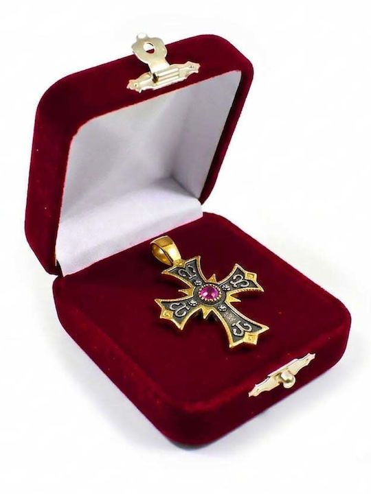 Silver Gold Plated Cross