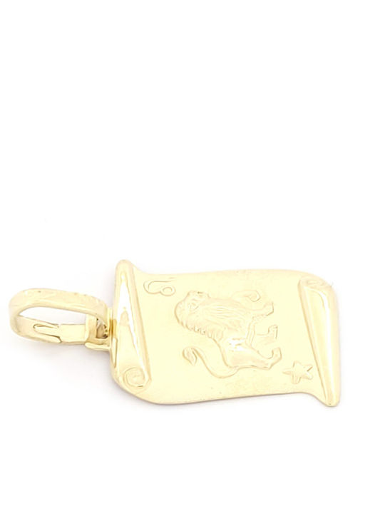 Charm Zodiac Sign Leo Gold 14K