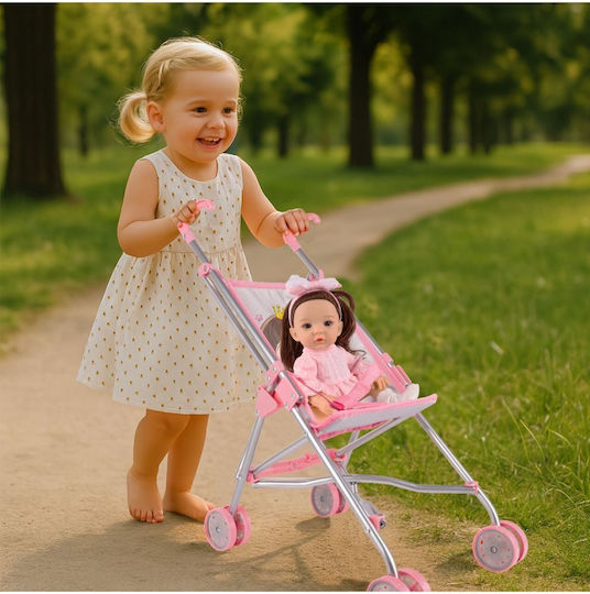 MalPlay Puppen Kinderwagen Für 3+ Jahre