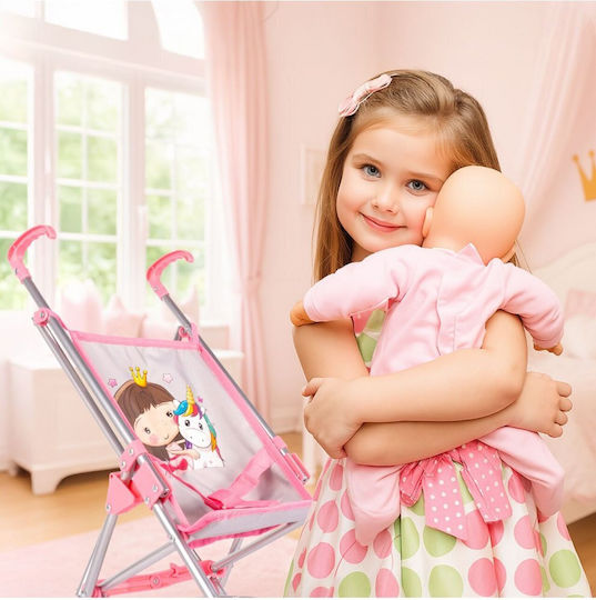 MalPlay Puppen Kinderwagen Für 3+ Jahre