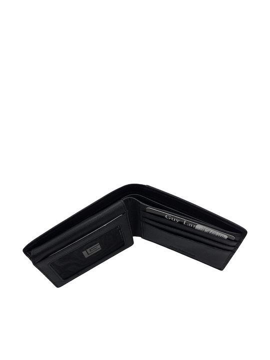 Leather Men's Wallet with RFID Black