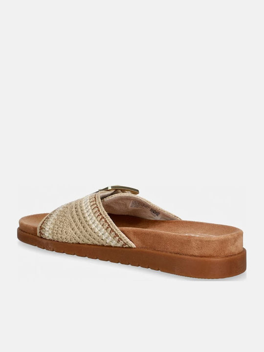Women's Flat Sandals Beige