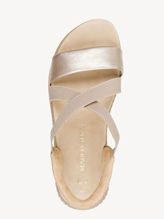 Women's Flatforms Sandals Gold
