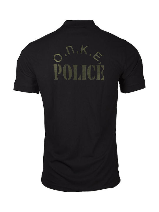 Woodland Μπλούζα Dry Fit Polo Οπκε Μαύρο