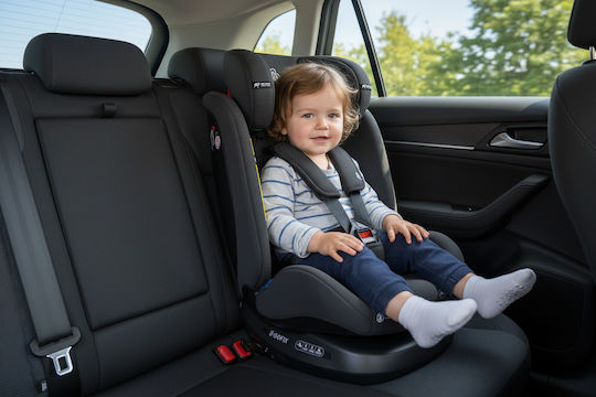 Buf Boof TWT Plus Deluxe Baby Car Seat i-Size with Isofix Black Jeans 0-36 kg