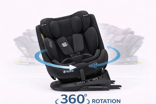 Buf Boof TWT Plus Deluxe Baby Car Seat i-Size with Isofix Black Jeans 0-36 kg