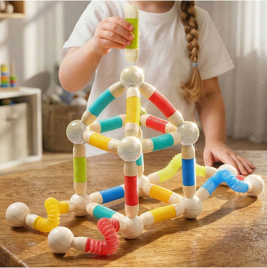 MalPlay Magnetisches Spielzeug Bau- und Konstruktionsspielzeug Für Kinder Ab 3 Jahren