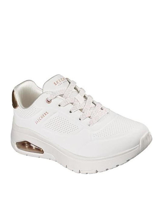 Skechers Uno Flex Sneakers Λευκά Skechers Uno Flex Sneakers Λευκά