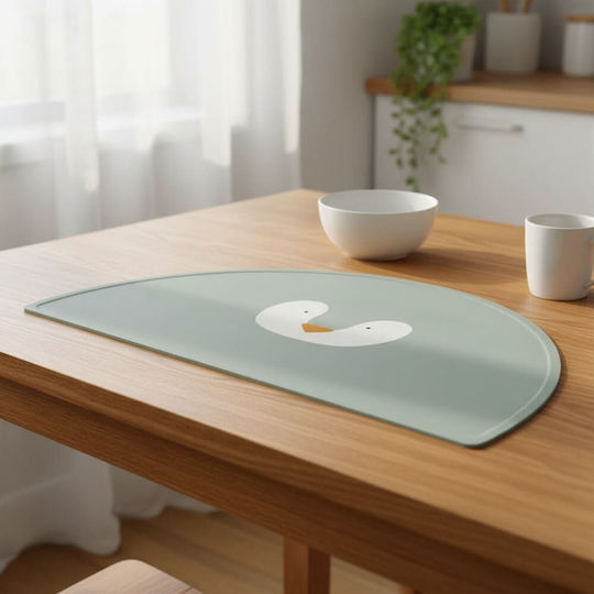 Queen Mother Silikon Tischsets Grau