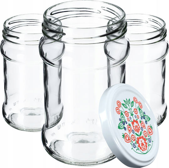 Kadax Glass Jar with Lid 315ml (10pcs)