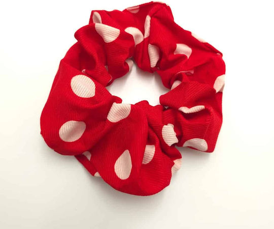 Haargummi Scrunchy Pouá Großes Rot