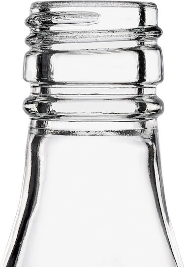 Glass Bottle 700ml Long Red Cap 10 Pcs