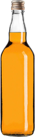 Glass Bottle 700ml Golden Cap 10 Pcs