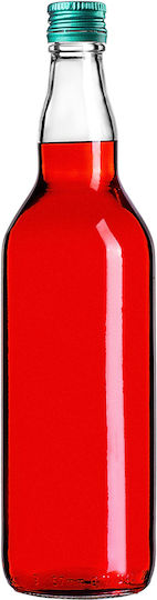 Glass Bottle 700ml Green Cap 1 Pc