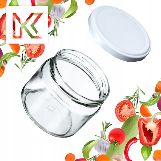 Kadax Буркан Стъклен с Капак 330ml (10бр)