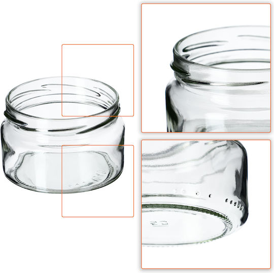 Kadax Glas Gefäß mit Deckel 250ml (10 Stück)