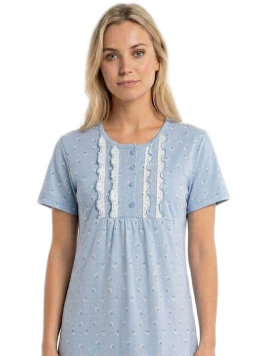 Caress Sommer Baumwoll Nachthemd für Damen Caress