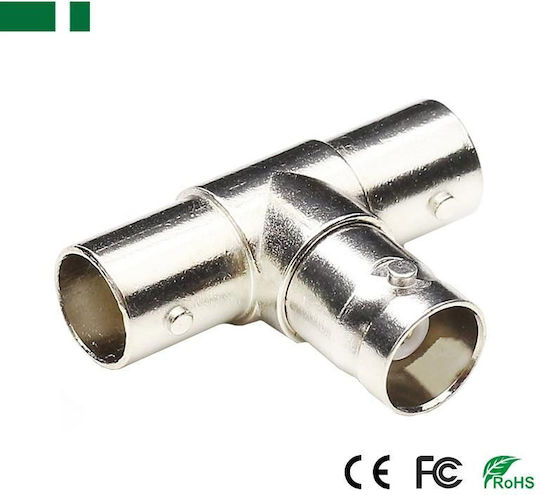 JKG BNC Male To BNC Female Converter Silver 1 Piece 01.100.0117
