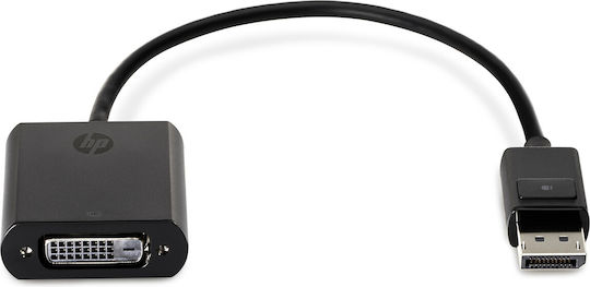 HP Μετατροπέας DisplayPort male σε DVI-D female 1τμχ FH973AT