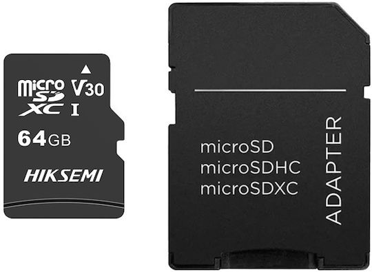Hiksemi microSDXC 64GB V30 UHS-I 92MB/s
