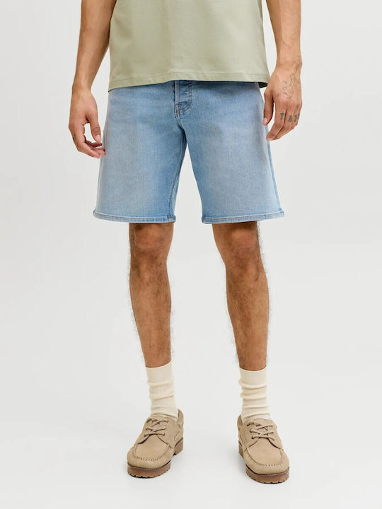Jjirick Men's Denim Bermuda Blue Denim Light Blue