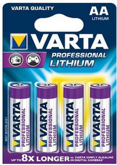 Varta Ultra Μπαταρίες Λιθίου AA 1.5V Μιας Χρήσης (High Performance) 4τμχ