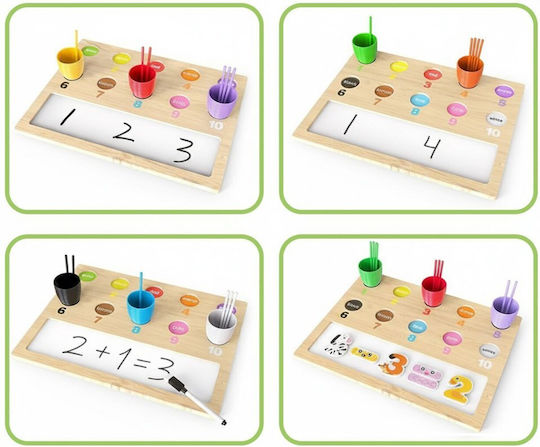 MalPlay Montessori Εκπαιδευτικό Παιχνίδι Γράμματα & Αριθμοί από Ξύλο 113916