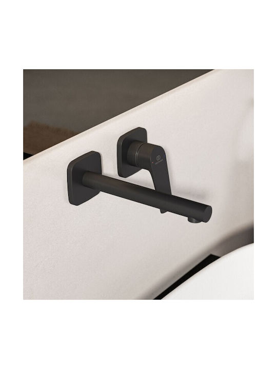 Ideal Standard Built-in Mixer & Spout Set for Bathroom Sink Black