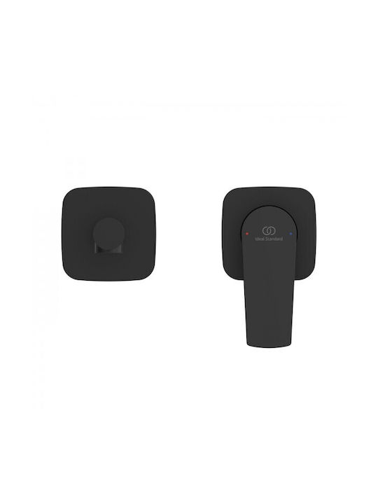 Ideal Standard Built-in Mixer & Spout Set for Bathroom Sink Black