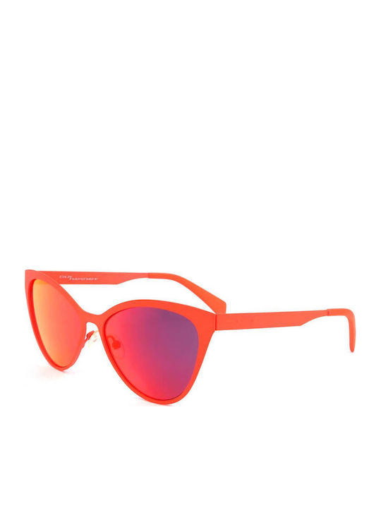 Italia Independent Women's Sunglasses with Red Metal Frame 0022.055.000