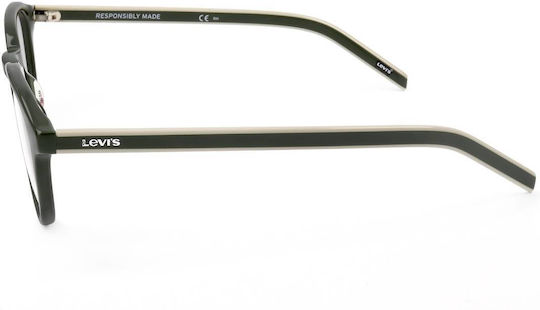 Levi's Men's Acetate Prescription Eyeglass Frame Green LV1029 1ED