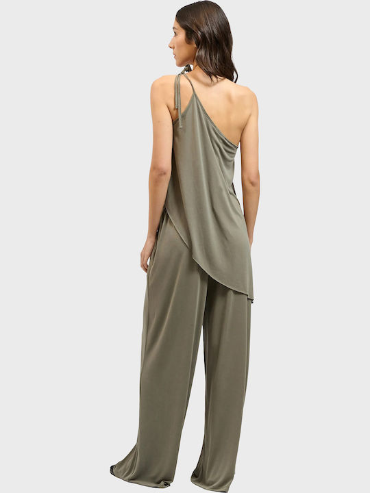 Pants Women's Fabric Trousers Khaki