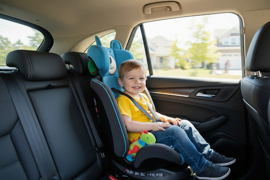 Buf Boof TWT Plus Deluxe Scaun Auto pentru Copii i-Size cu Isofix Blue