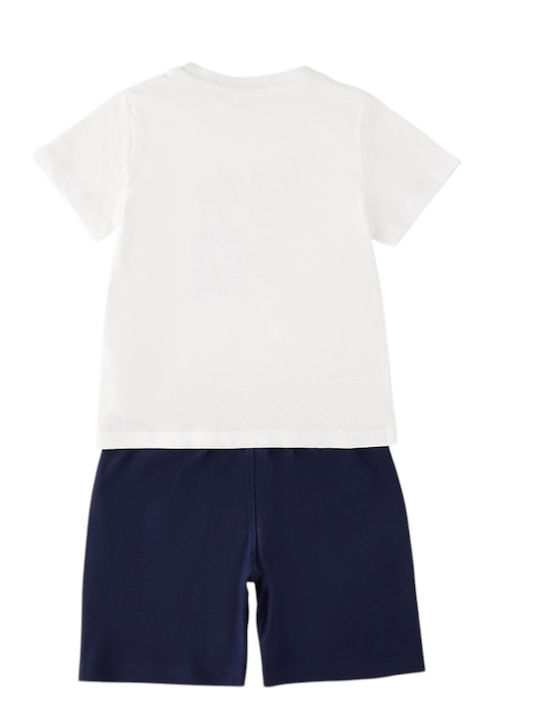 Kinderbekleidungssets mit Sommer-Shorts 2 Stück Weiß