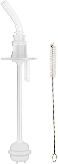 Dr. Brown's Replacement White Straws Baby's First Straw Cup TC 073 Made of Plastic for 6+ Months