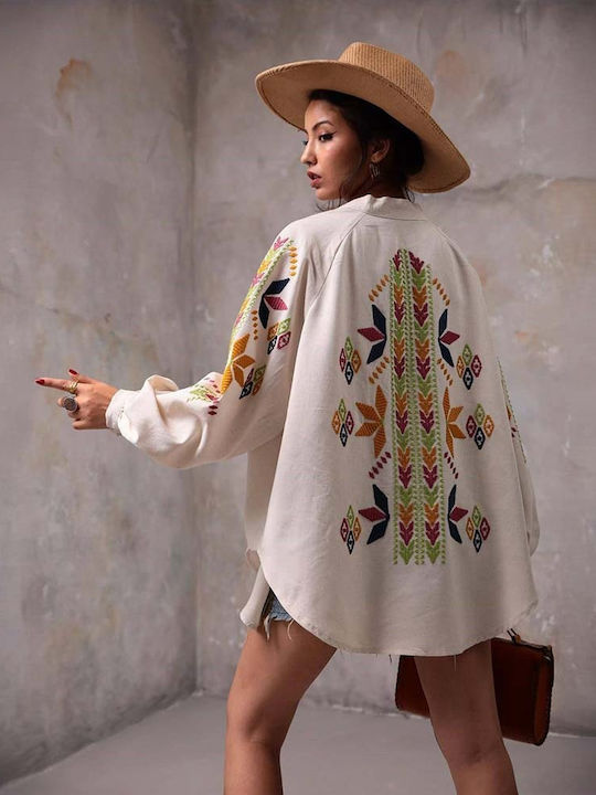 Long Sleeve Women's Shirt Fuchsia