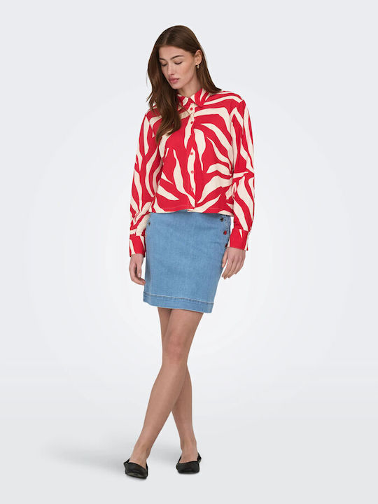 Long Sleeve Women's Shirt Barbados Cherry