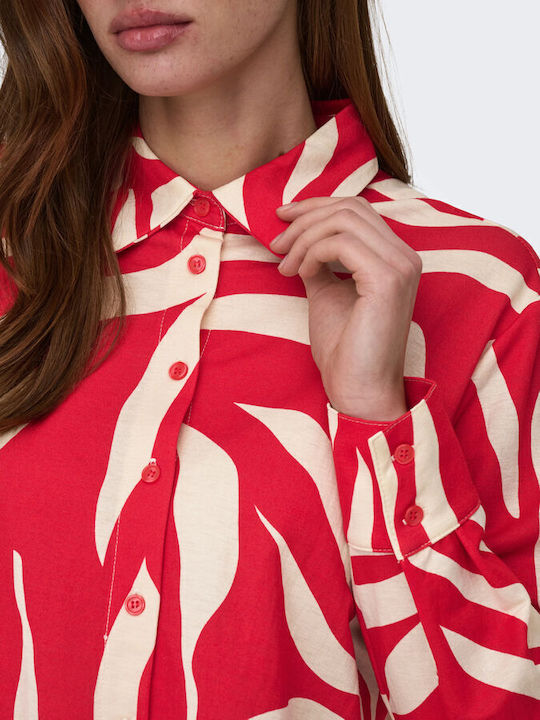Long Sleeve Women's Shirt Barbados Cherry