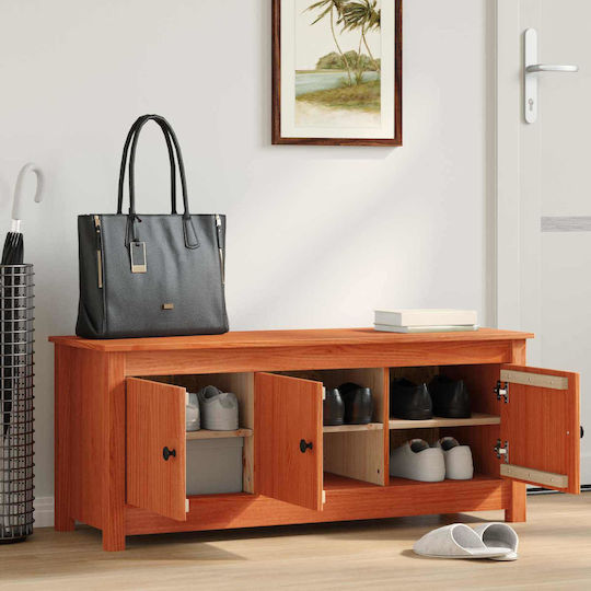 Holz Schuhorganisator 110x38x45,5cm