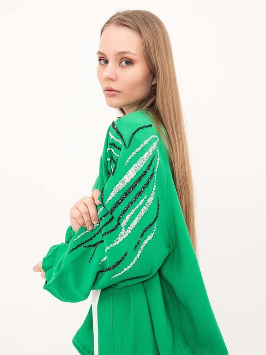 Long Sleeve Women's Shirt Green