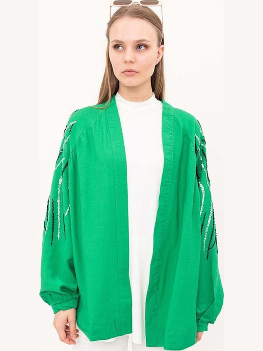 Long Sleeve Women's Shirt Green