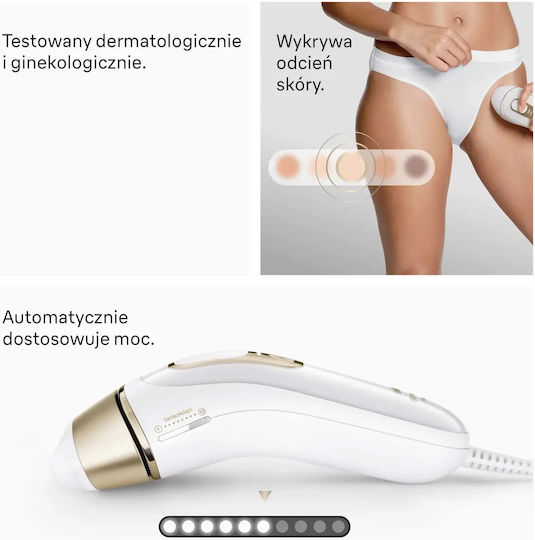 Braun Epilator Machine Epilator for Face Body & Bikini PL5351