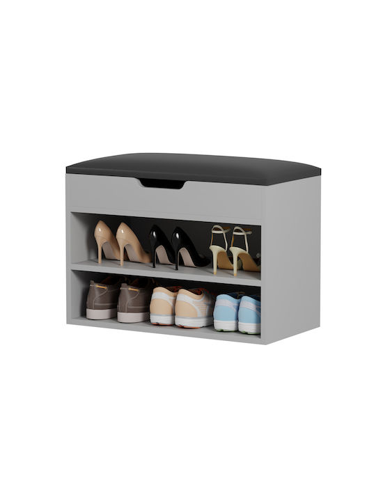 Romir Wooden Shoe Organizer Gray 60x30x44cm