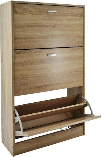 Ξύλινη με 3 Ράφια Μπεζ 63x24x115cm 745524 Ξύλινη με 3 Ράφια Μπεζ 63x24x115cm 745524