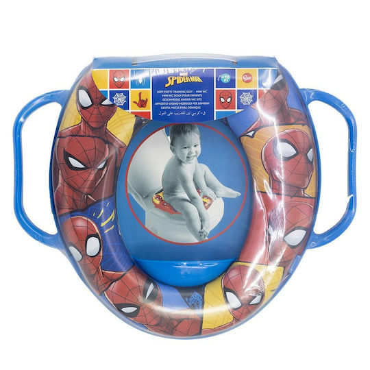 Stor Toddler Toilet Seat with Handles & Multicolour Cushion