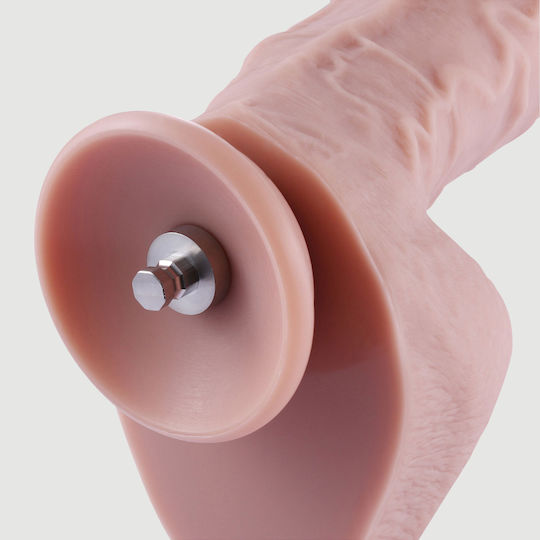 Hismith Sex Machines Kliclok Silicone Realistic Dildo 21 Cm Natural