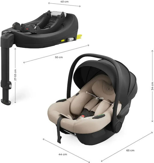 Kinderkraft Endura Safe Scaun Auto i-Size cu Isofix Bej