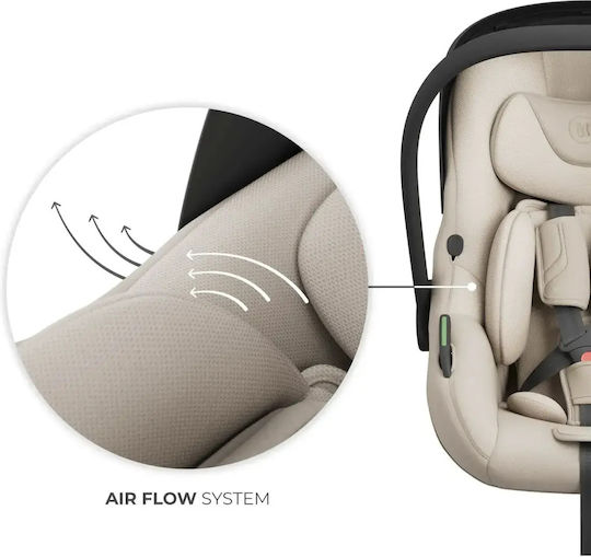 Kinderkraft Endura Safe Scaun Auto i-Size cu Isofix Bej