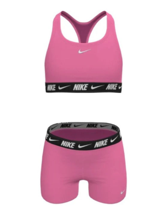Nike Детски Костюми За Баня Комплект Фуксия