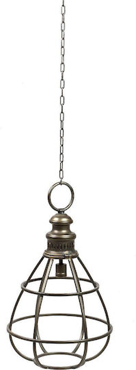 Espiel Hängelampe Silber 27x27x40cm Espiel Hängelampe Silber 27x27x40cm